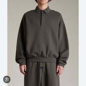 Fear of God mens Polo, size XL, color- Ink